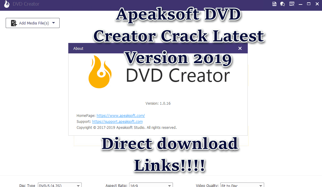 Apeaksoft DVD Creator 1.0.30 With Crack Download [Latest]