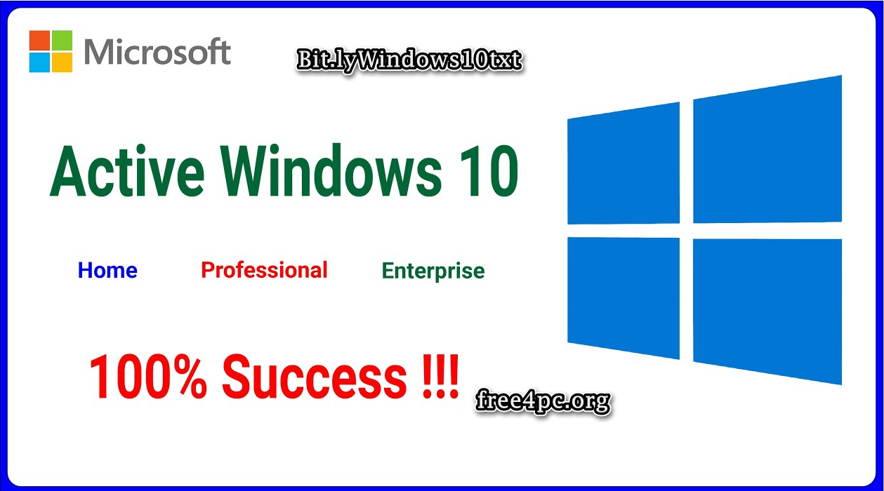 Bit.ly/Windows10txt With Windows 10 Activator txt Download