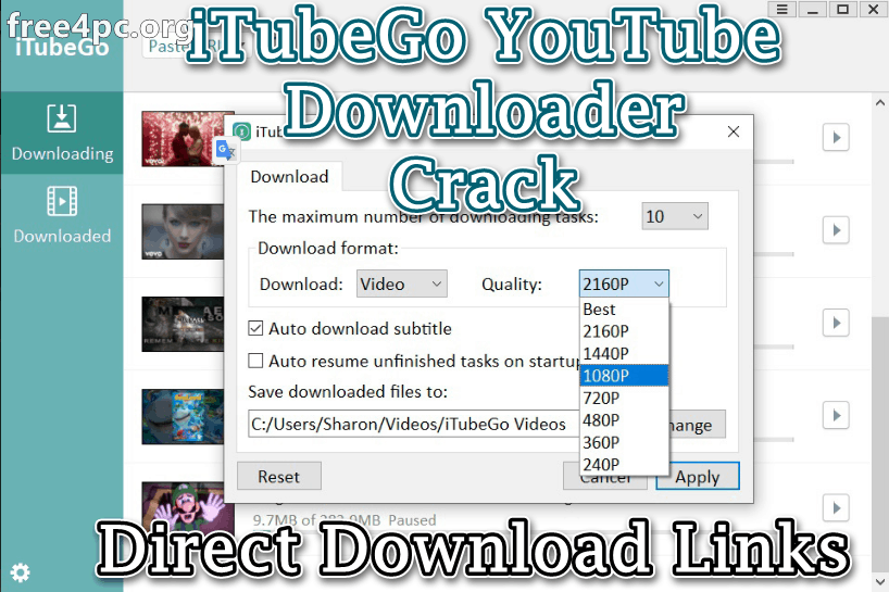 iTubeGo YouTube Downloader 4.3.6 With Crack Download [Latest]